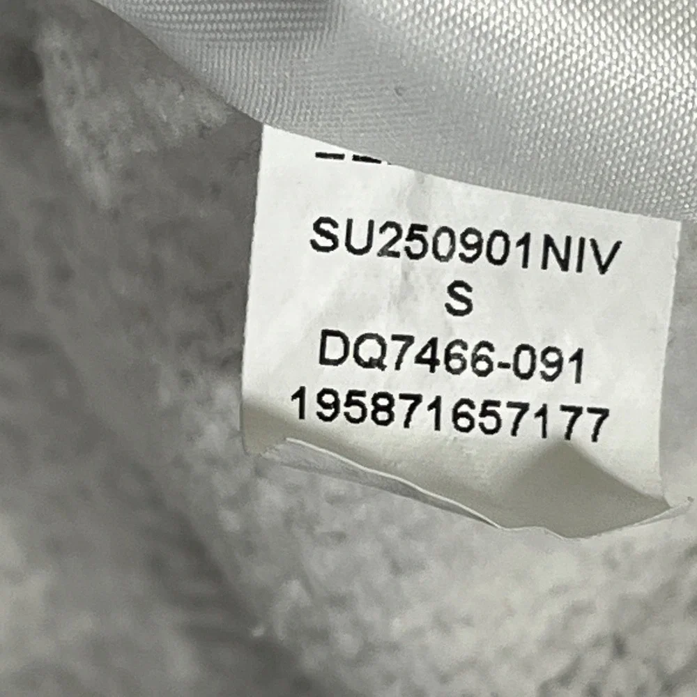 Jordan Mens Jumpman Fleece Hoodie Gray DQ7466-091 Size Small